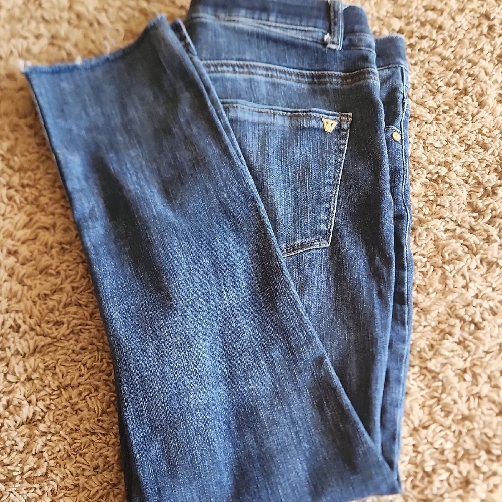 Wit And Wisdom Dark Classic Blue Denim Jeans Wimans Size 6 - Picture 1 of 12